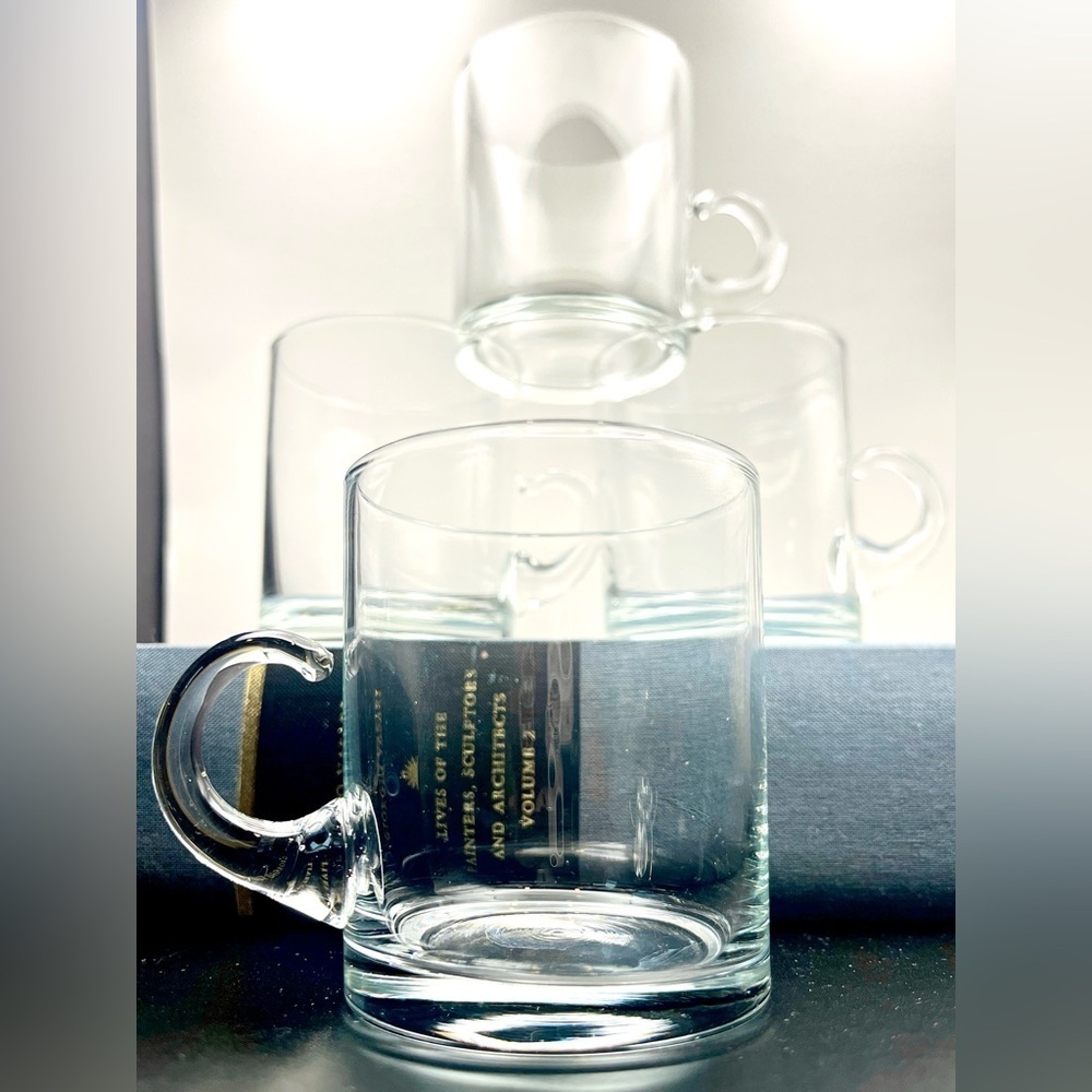 Vintage Hand-Blown Glass Demitasse Turkish Coffee Cups – Set of 4